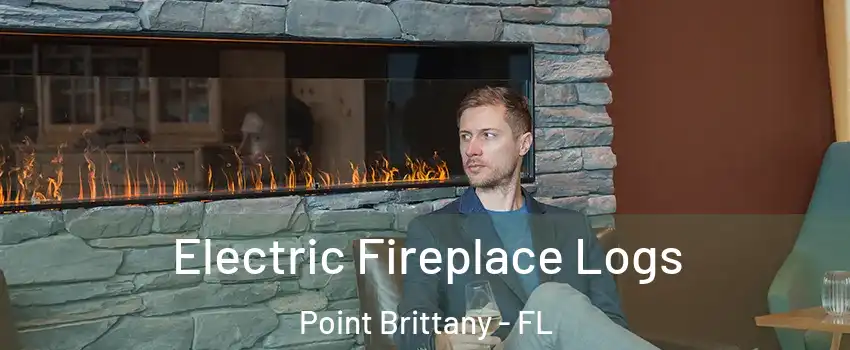 Electric Fireplace Logs Point Brittany - FL