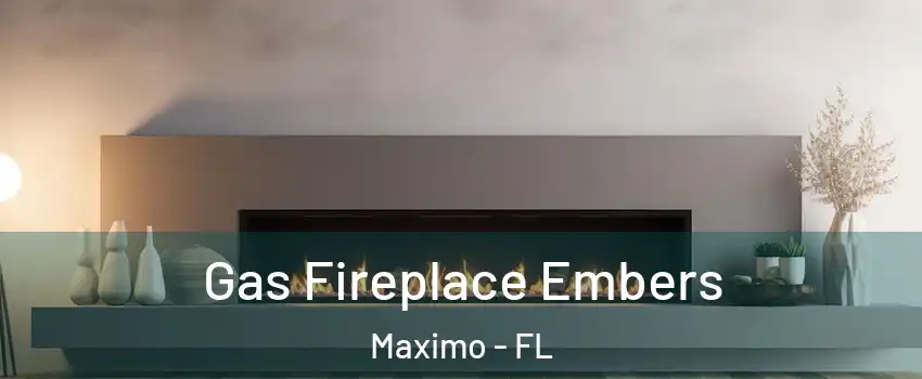 Gas Fireplace Embers Maximo - FL