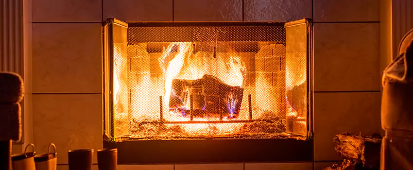 Mendota Hearth Landscape Fireplace Installation in Lake Maggiore Shores, Florida